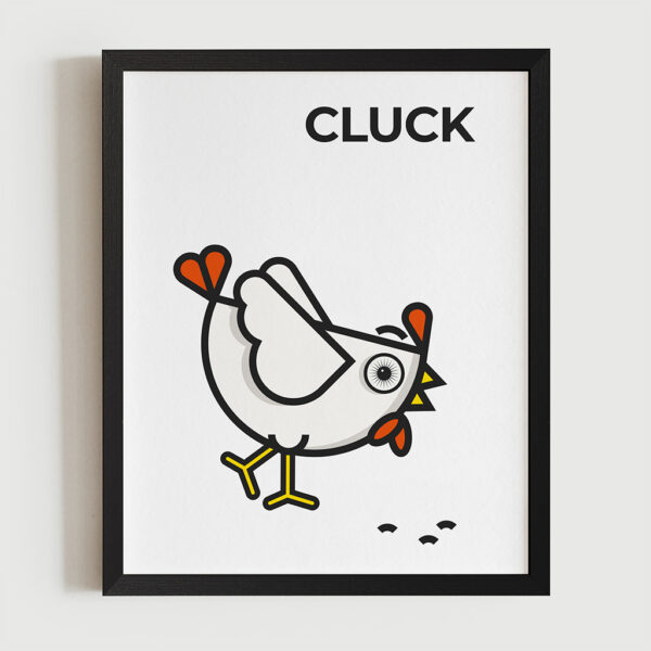 Magimó Cluck Framed Fine Art Print