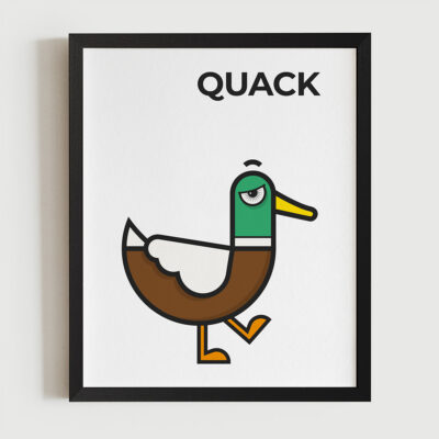 Magimó Quack Framed Fine Art Print