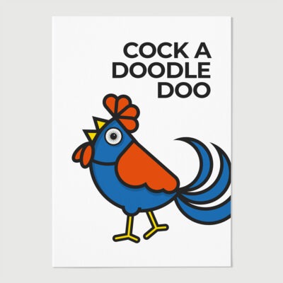 Magimó Cock a doodle doo Fine Art Print