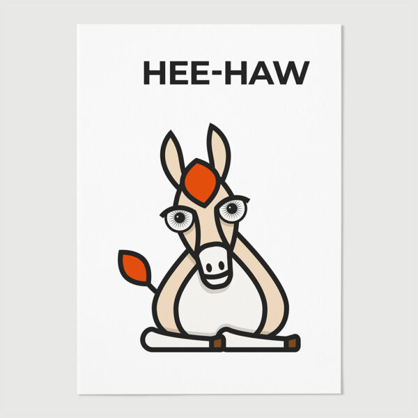 Magimó Hee-haw Fine Art Print