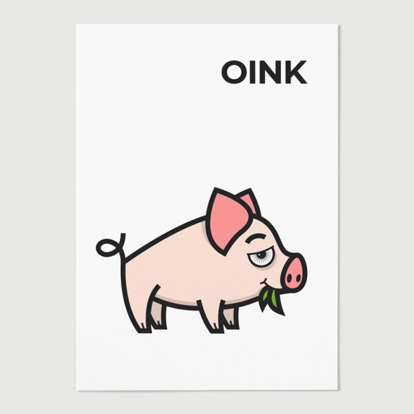 Magimó Oink Fine Art Print