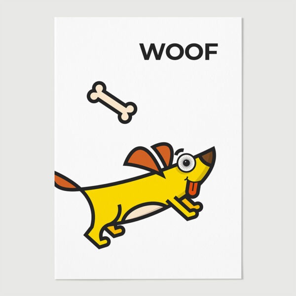 Magimó Woof Fine Art Print