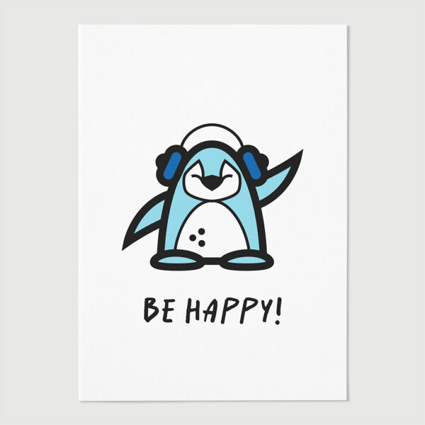 Magimó Be Happy Fine Art Print